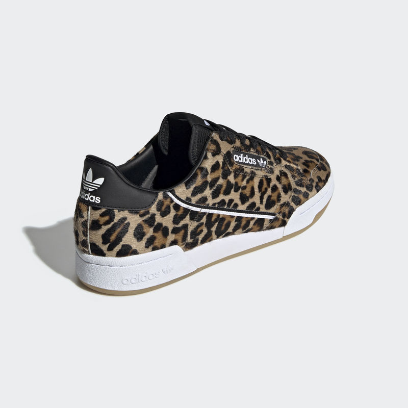 Adidas originals continental 80 best sale vulc trainer in animal print